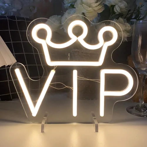 Miniatura 13 de Número de mesa de cumpleaños de un año de edad, lámpara de escritorio, luz nocturna, letra de boda, letrero de neón LED, decoración de mesa de boda