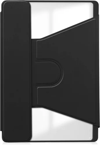Miniatura 2 de Funda para tableta Samsung Galaxy Tab A8 de 10.5 pulgadas, teclado redondo inalámbrico desmontable Bluetooth, cubierta trasera transparente