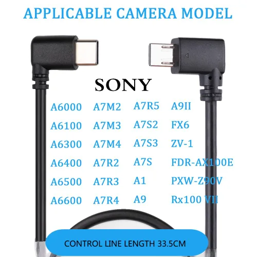 Miniatura 4 de Cable multi a USB-C tipo C RS para DJI Ronin compatible con Sony a6300 a6400