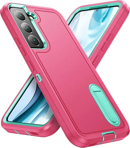 BaHaHoues - Funda para Samsung Galaxy S22 con patas de apoyo incorporadas, cubierta protectora a prueba de golpes/polvo/caídas de grado militar para