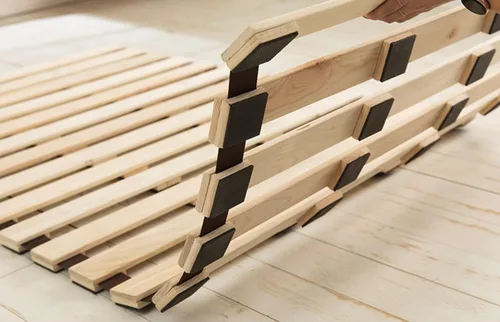 Miniatura 2 de Colchón de madera de pino bajo piso, colchón de cama enrollable (tamaño Q)