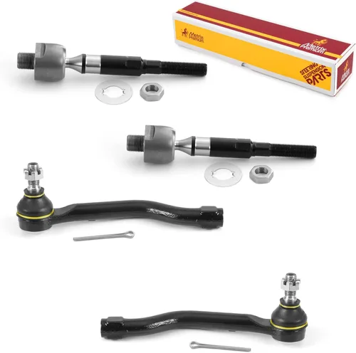 Miniatura 44 de Metrix Premium Chassis Parts - Juego de 4 barras de acoplamiento interior y exterior para Audi A3 15-16, Seat Leon 06-20 (México), 09-17 Volkswagen