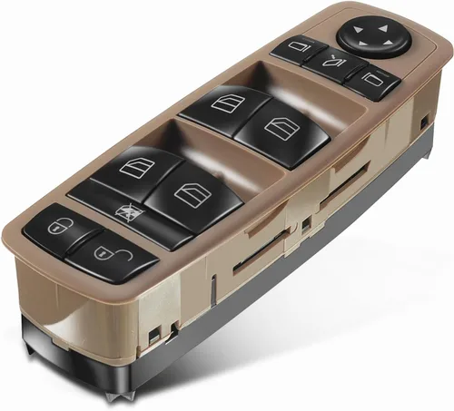 Miniatura 9 de A-Premium Interruptor de elevalunas eléctrico delantero izquierdo del lado del conductor, negro Compatible con Mercedes-Benz A160 2004-2005, A190
