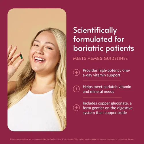 Miniatura 2 de Bariatric Advantage Ultra Solo Sin Hierro - Multivitamínico diario una vez al día - para pacientes bariátricos - con tiamina, vitamina A y más - Sin
