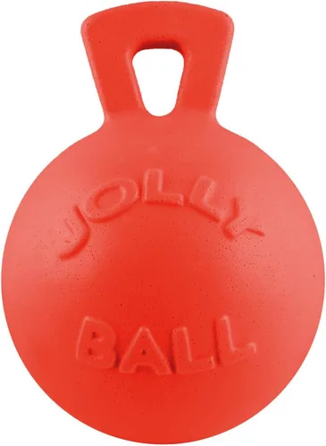 Miniatura 13 de Jolly Pets Tug-n-Toss - Pelota de juguete resistente para perros con asa, 10 pulgadas/XL, arándano para todos los tamaños de raza Azul (Arándano)