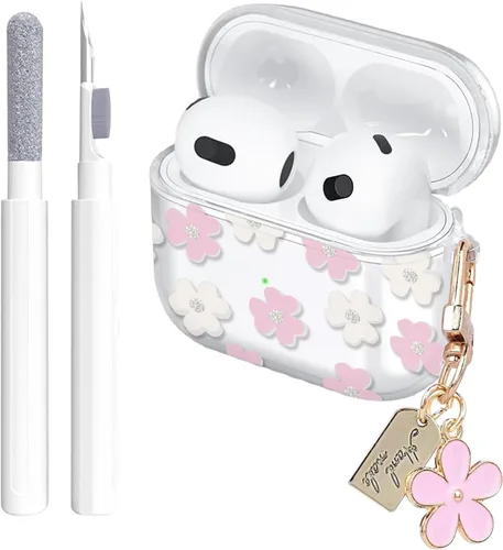 Miniatura 37 de Aircawin Funda transparente para Airpods, funda protectora a prueba de golpes para Airpod 1 y 2, accesorios de protección completa de TPU suave