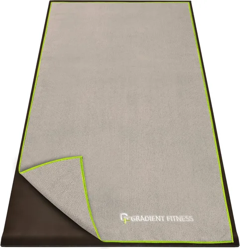 Gradient Fitness Toalla de yoga para la esterilla de yoga, toalla de yoga caliente antideslizante, toalla de yoga Manduka, Toalla de esterilla de