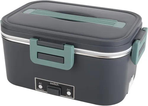 Miniatura 6 de TOPINCN Fiambrera eléctrica para adultos, lonchera térmica de 1.8 L, calentador de alimentos portátil para el hogar, automóvil, camión, oficina