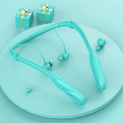 Miniatura 11 de Neckband - Auriculares Bluetooth inalámbricos deportivos alrededor del cuello, sonido estéreo de alta fidelidad de 360°, 100 horas de reproducción