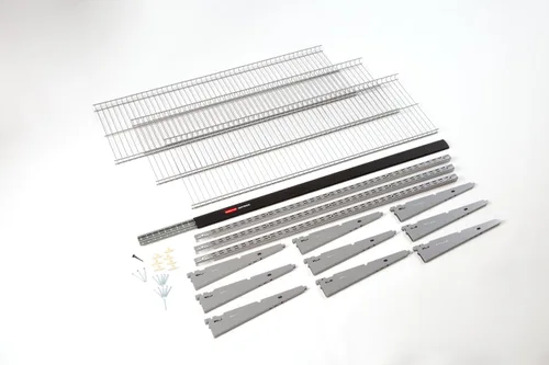 Miniatura 2 de Rubbermaid Fasttrack Rail Storage - Kit de 3 estantes de 48 x 16 pulgadas, 350 libras por estante, para el hogar, garaje, cobertizo/organización