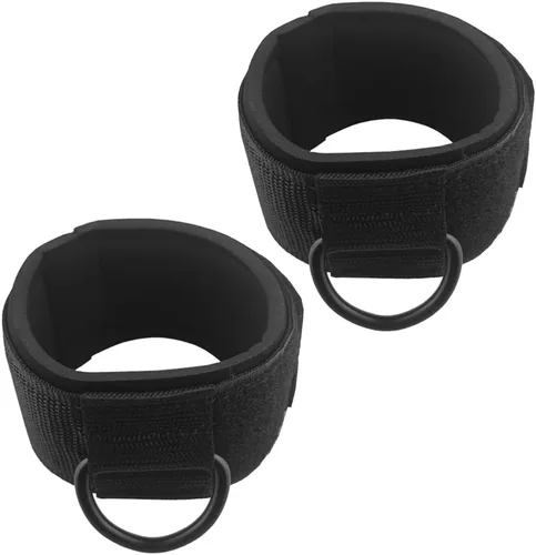 Correas acolchadas de tobillo para máquina de cable, puños de tobillo con bolsa gratis, ideal para crossfit, fisicoculturismo, gimnasio,