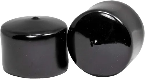 Miniatura 11 de Prescott Plastics Tapones de plástico flexibles de 1/2" (12.7 mm) de diámetro exterior, tapas redondas de tubo de metal negro, inserciones fuertes