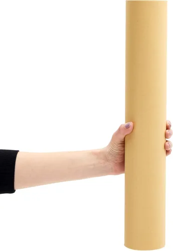 Miniatura 10 de Juvale Rollo de papel para tablón de anuncios, 12 pulgadas x 100 pies, papel de regalo de correo marrón para embalaje y embalaje de cartón