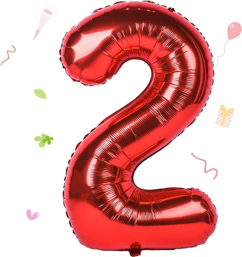 Miniatura 136 de Globos de números de 40 pulgadas del 0 al 9 dorados grandes del número 0, globos digitales para suministros de decoración de celebración de fiesta