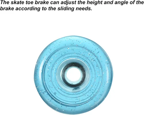 Miniatura 4 de PATIKIL Topes de dedo del pie con destornillador 82A Bloque de tapones de freno de goma para patines de ruedas Reemplazo de accesorios