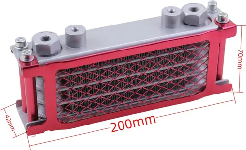 Miniatura 2 de Trkimal Kits de refrigeración de aceite de motor, radiador para Pit Dirt Bike ATV Motocicleta Quad Moto 125CC 140CC Tao Tao Bosuer KAYO Apollo Gold