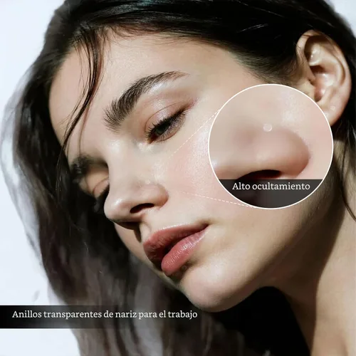 Miniatura 4 de Paquete de 76 Retenedores de Piercing Transparentes, Joyería Corporal Bioflex para Ceja, Labio, Septum, Nariz, Pezón, Ombligo, Lengua, Tragus Kit