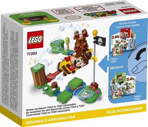 Miniatura 3 de LEGO Super Mario Bee Mario Power-Up Pack 71393 Kit de construcción; juguete de regalo coleccionable para niños creativos; nuevo 2021 (13 piezas)