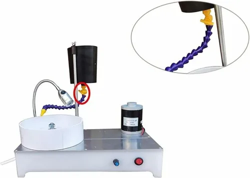 Miniatura 4 de Máquina facetadora de pulido de piedras preciosas Máquina pulidora de gemas facetadas Pulidora de joyas Máquina lapidaria Amoladora plana 2800RPM