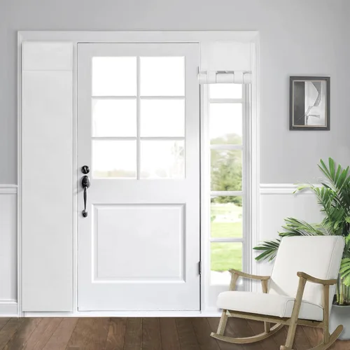 Miniatura 42 de WdFour Cortinas de puerta francesa con tacto sedoso, aislamiento térmico, reducción de ruido, cortinas opacas para puerta de vidrio y oficina