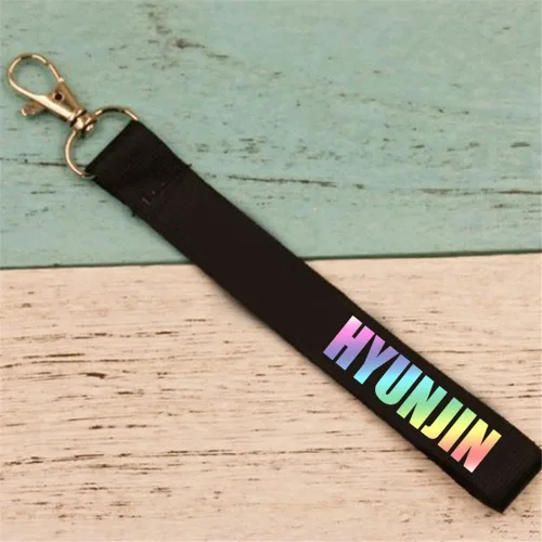 Miniatura 2 de KPOP Stray - Llavero de cuerda para teléfono para niños, diseño de Woojin Felix Jisung Han Cahngbin Bangchan