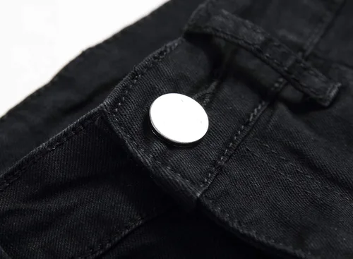 Miniatura 4 de Leward Pantalones de mezclilla elásticos y desgastados para hombre
