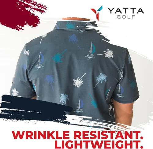 Miniatura 6 de YATTA Golf Polo de golf de rendimiento destacado - Hombre