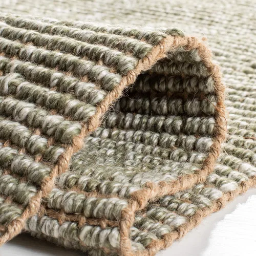 Miniatura 5 de SAFAVIEH Natural Fiber Collection - Alfombra decorativa de 2 x 3 pies, carbón y natural, yute tejido a mano, ideal para zonas de alto tráfico