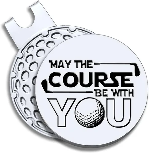 Miniatura 12 de Men Golf Ball Marker with Magnetic Hat Clip, Funny Golf Accessories Gifts for Men, Novelty Birthday Gifts for Male Golfer Fan