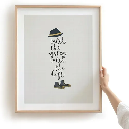 Miniatura 3 de Song Lyric - Arte para pared, arte musical abstracto retro de mediados de siglo, regalo para papá y marido, póster para dormitorio de apartamento