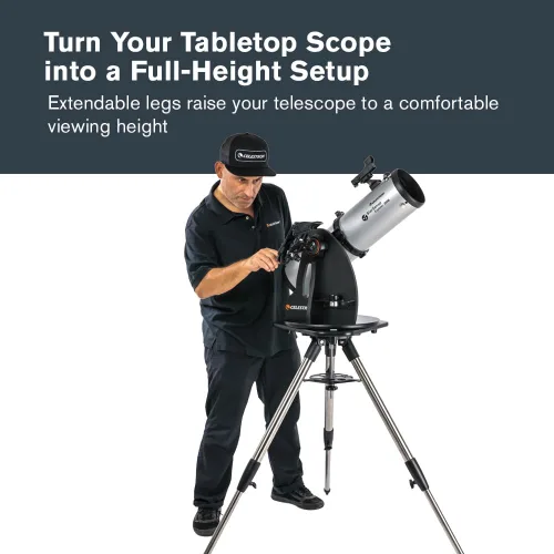 Miniatura 3 de Celestron – Trípode para Dobsoniano de Sobremesa – Trípode Sólido, Robusto y Ajustable – Exclusivamente para el StarSense Explorer de Sobremesa