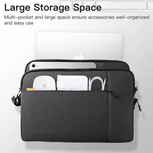 Miniatura 3 de JETech Funda para laptop de 13, 13.3 y 14 pulgadas, funda impermeable para computadora compatible con MacBook Neo (A18 Pro), MacBook Air/Pro 13/14