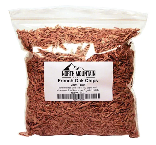 Miniatura 3 de North Mountain Supply Chips de roble francés (sin tostar, 1 libra)