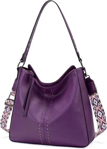 Miniatura 7 de Montana West - Bolsas hobo medianas para mujer, con asa superior, bandolera, bolso cruzado, bolsa de mano tipo cubo