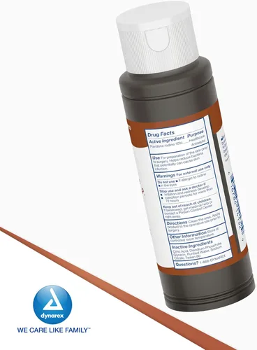 Miniatura 8 de Dynarex Solución de preparación de povidona-yodo, solución antiséptica para la piel y la mucosa, ideal para la preparación del sitio quirúrgico