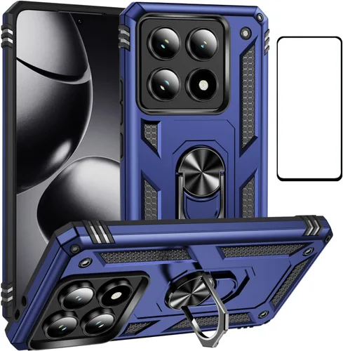 Miniatura 38 de Funda para Xiaomi redmi Note 12 Pro Plus 5G con protector de pantalla, soporte delgado protección militar a prueba de golpes Armor Defender Funda