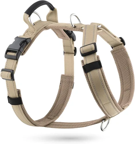 Arnés Anti-Tirones para Perros con Asa, Malla Suave Acolchada Ajustable para Perros Pequeños, Medianos y Grandes | Arnés Reflectante de Paseo Fácil