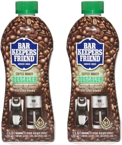 Miniatura 4 de Bar Keepers Friend Cafetera descalcificadora (12 onzas) – Elimina los depósitos minerales de las máquinas de café espresso y cafeteras automáticas