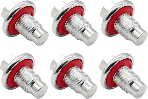 Miniatura 9 de 6 tapones de drenaje de aceite M12-1.75, cabeza hexagonal de 0.591 in con Torx T45, compatible con vehículos GMC Buick Cadillac Chevrolet 2013-2022