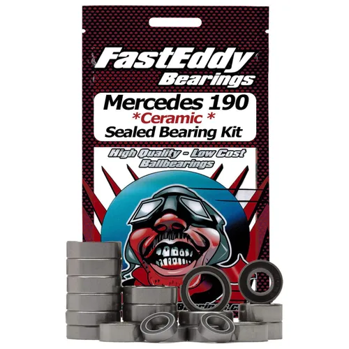 Tamiya Mercedes 190 (TA-01) Kit de rodamiento sellado de goma de cerámica