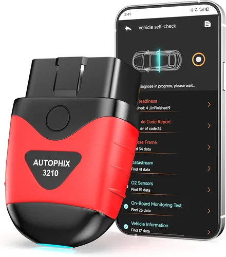 AUTOPHIX Escáner OBD2 3210 para aficionados al bricolaje: arregla la luz del motor de verificación y pasa la prueba de humo en casa, lector de