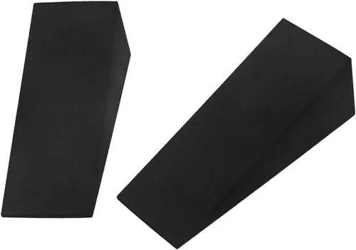 2 piezas de plataforma de yoga para sentadillas, bloque inclinado, antideslizante, inclinado, estirador de pantorrillas para estiramiento de pies,