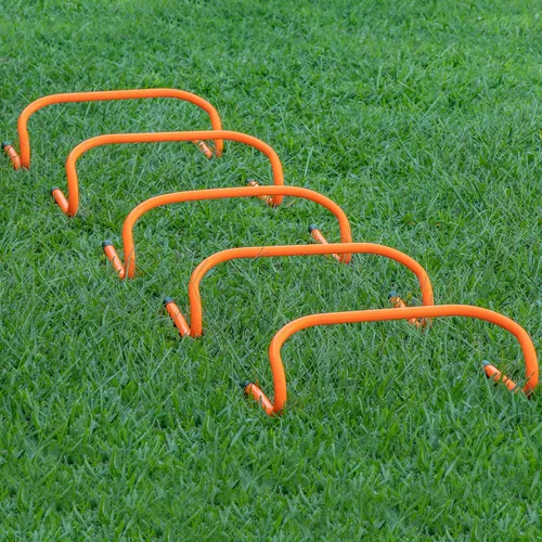 Miniatura 5 de Pack de 5 vallas de entrenamiento, de 6 pulgadas, de Trademark Innovations Naranja