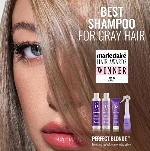 Miniatura 2 de PRAVANA The Perfect Blonde Purple Toning Conditioner Neutralizes Brassy, Yellow Tones For Color Treated Hair Chromasilk Enhances Shine &