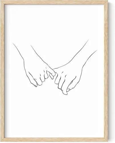 Miniatura 60 de HAUS AND HUES Impresión artística minimalista de mujer, póster de figura femenina, arte abstracto de pared neutro, arte de pared de dibujo lineal