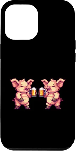 Miniatura 7 de iPhone 12 mini Pig Beer Party Team Comic Gamer Crew Case