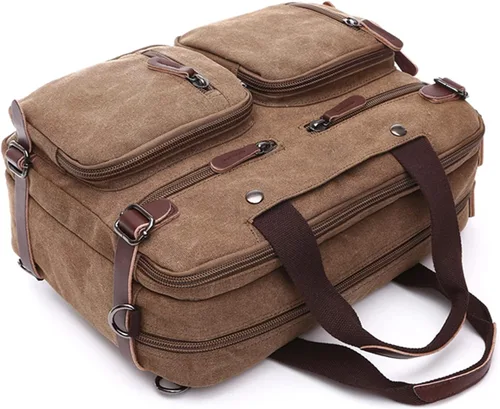 Miniatura 5 de Iblue Bolso de mensajero Mochila Bolso de hombro Maletín se adapta a 17.0 en el ordenador portátil # 7693, XL, Negro