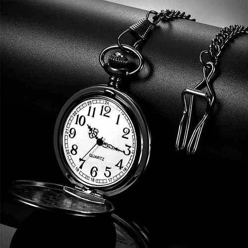 Miniatura 5 de Regalos para papá, reloj de bolsillo grabado, cumpleaños, aniversario, regalo significativo del día del padre para hombres