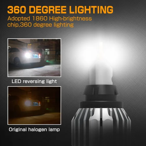 Miniatura 2 de CANBUS - Bombilla LED 921, luces de marcha atrás, sin errores, 6000 lúmenes, CSP 6-SMD, actualizadas, T15 921 912, bombillas de repuesto de 6500 K
