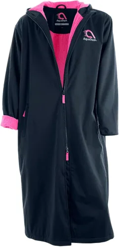 Miniatura 7 de AquaDash Parka de natación sostenibles, unisex, para adultos y jóvenes, extra larga, algodón natural, anteriormente grandes parkas de natación